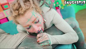 Alt Pornstar&rsquo_s ANAL Gape After Hardcore Fucking by Tattooed Dick &ndash_ Wide Open Ruined