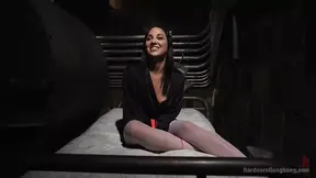 Whores gets relentlessly fucked by multiple big dicks in filthy basement