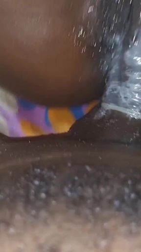 I cum in side my wife she was so juicy for me and dripping   Clip 2