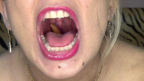 I Swallowed Extremely Hard Carrots Whole!!