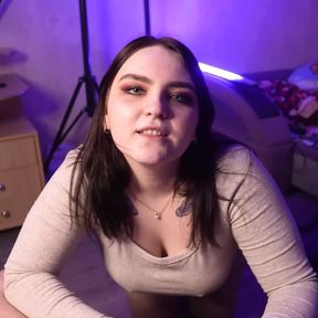 vape blowjob slut eats cum