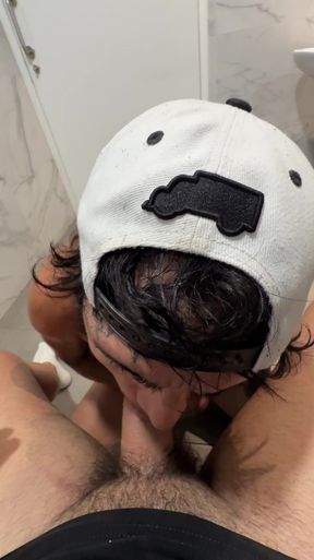 Anally Destroyed in the Mall Bathroom by a Giant Cock!!