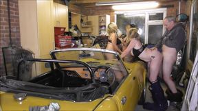 Hot MILFs Get Fucked by Car Mechanic