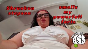 Shrunken stepson smells my powerful farts mp4