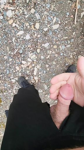 Cold hike and cum.
