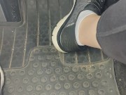 Revving with sneakers and then ankle socks