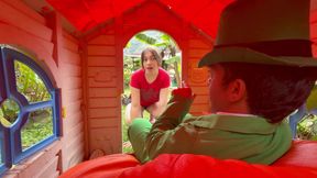 Thick chick offers leprechaun her pussy in exchange for gold