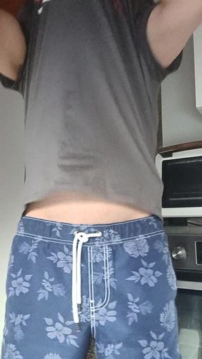 Balls dancing with big cumshot in close-up
