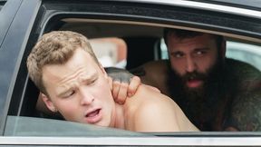 Markus Kage and Brent North Heat Up the Backseat in a Wild Bang Session