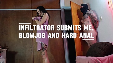 infiltrator subdues me - Blowjob and hard anal