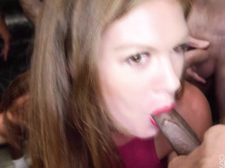 That's it Ivy, let's do a BLOWBANG!