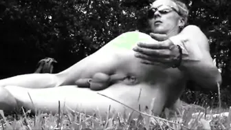 Twink Has Outdoor Anal Sex and Shows Gaping Hole
