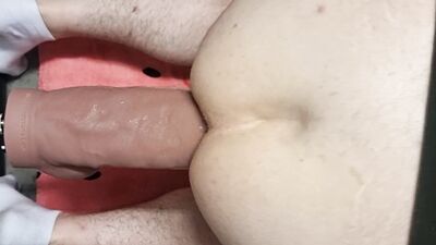 Str8 Aussie fucked deep by Hankeys XXL XXXCalibur Dildo Session 10