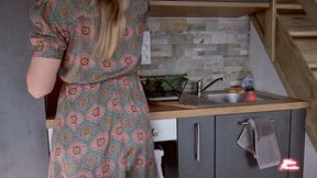 I Wanted to Stuff the Turkey, He Wanted to Stuff His Big Black Cock Into Me - Interracial Creampie