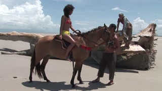 Druuna Diva Takes Dick On The Sandy Beach