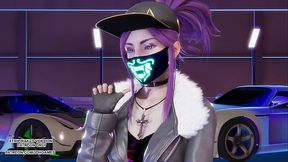 [MMD] EXID - Pink Hot Ahri Seraphine Akali Hot Kpop Dance League of Legends KDA Hentai