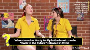 80's Trivia with the Cast of 'escape From Camp Conversion: a Girlcore Trilogy' | Adult Time