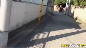 Asian Beauty's Steamy Public Pee – Bold JAV Scene Unmissable!