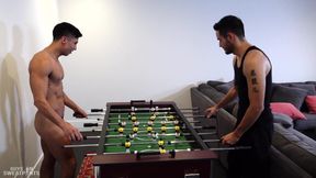 Foosball to Facial Cumshot