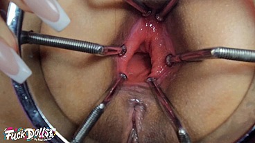 [PART 2] ASSHOLE LIMITS! Jureka Del Mar ass stretched to the LIMITS, FARTS the recycled Milk Spew and drinks & PVKES it again! Most FUCKED-UP PORN EVER!!