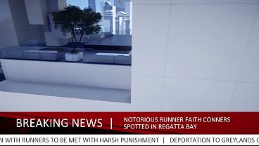 Faith exposes her tits to the whole city