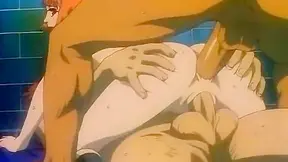 Mezzo Forte 2 - Short haired hentai girl gets her pussy and asshole double penetrated