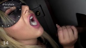 masked blonde chick 1st visit