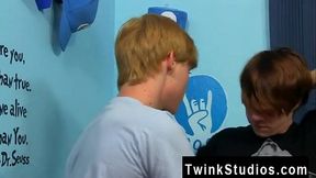 Twink movie Kyler Moss and Nick Duvall get into some fleshy and goopy