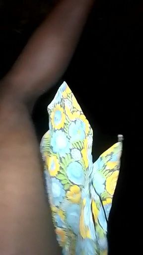 Neighbor's Sister Takes Pleasure While Peeing at Night, New Video