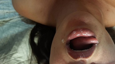 She sucked the head of my cock and my hairy balls a lot