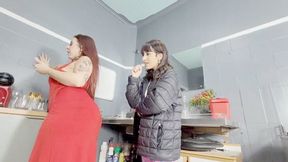 Smelling the real estate agent's farts - By Ariel and Babe - CLIP 3