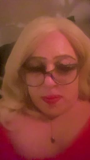 CD Krissy Sweets playing with her she stick in high heels