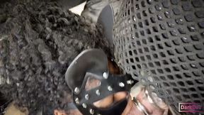 the kinky cocks-devouring queen  dark dea  in fetish femdom blowjobs