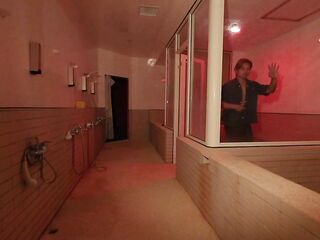 Using sex toy to warm up my booty previous to the bathhouse open