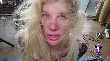 Trans Deep Throat Domination - TS Gray Perrier is throated by Alt Dente