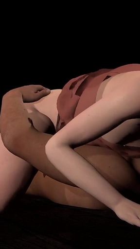 Sex in Ancient Greece - Couple Having Sex Cowgirl - 3D Porn