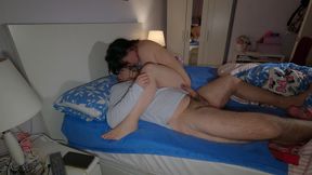 MILF Stepmom alone at home FUCKS her Stepson and he CUM INSIDE.