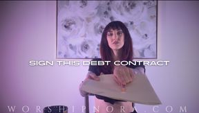 Sign This Debt Contract