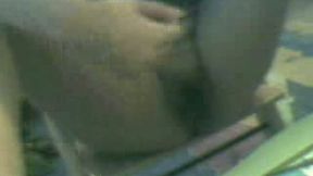 My horny chubby Arab girlfriend masturbates on webcam