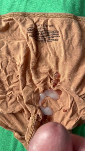Cum on wife's panties 53