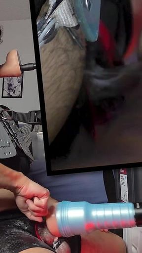 March 2026 Live Cam Show Recording - Ricky Cage Gets Machine-jacked for an Hour!
