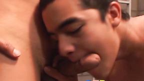 David is becoming accustomed to prison life by sucking dick