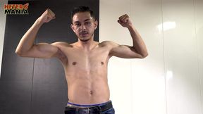 davide talks dirty while smoking and cums hard