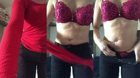 je me deshabille pour un bon bain qui vient me frotter ?