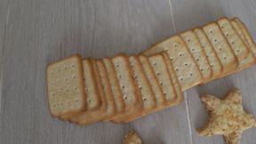 We crushed a lot of cookies b