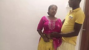 Indian young horny&#x1F975; auntie gets banged hard by her nephew's thick cock&#x1F346;.