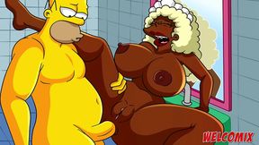 Big-Ass Housemaid Gets Fucked Hard In Anime Simpson Style