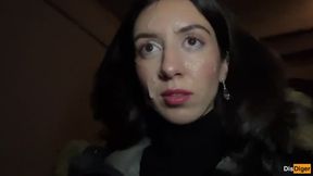 Public Facial Ruins Makeup Under Fur Coat Cumwalk
