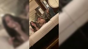 Phone Video From the Love Hotel With a Slim Inked Brunette Slut Who Amazes a Guy With Hot BJ & Sex