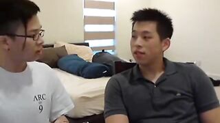 Watch these two hairy Asian sluts get off on webcam and cum hard